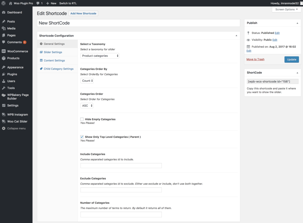ShortCode builder (Pro only) - WPBean Documentation